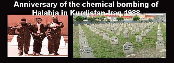 Anniversary of the chemical bombing of Halabja in Kurdistan-Iraq