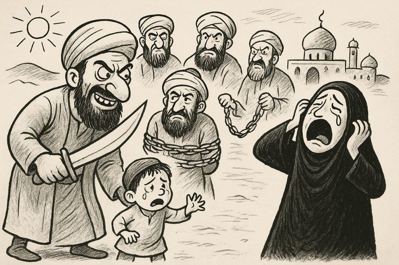 به مناسبت ایامِ هلاکت محمد ابن عبدالله و حسن ابن علی به دست حرمسراشون